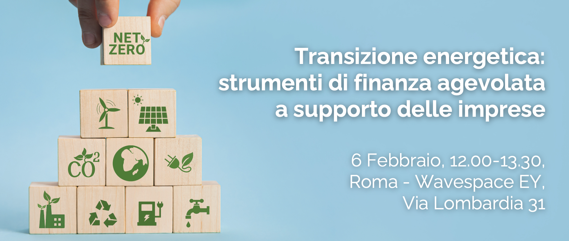 Transizione energetica: presentazione degli strumenti di finanza agevolata a supporto delle imprese